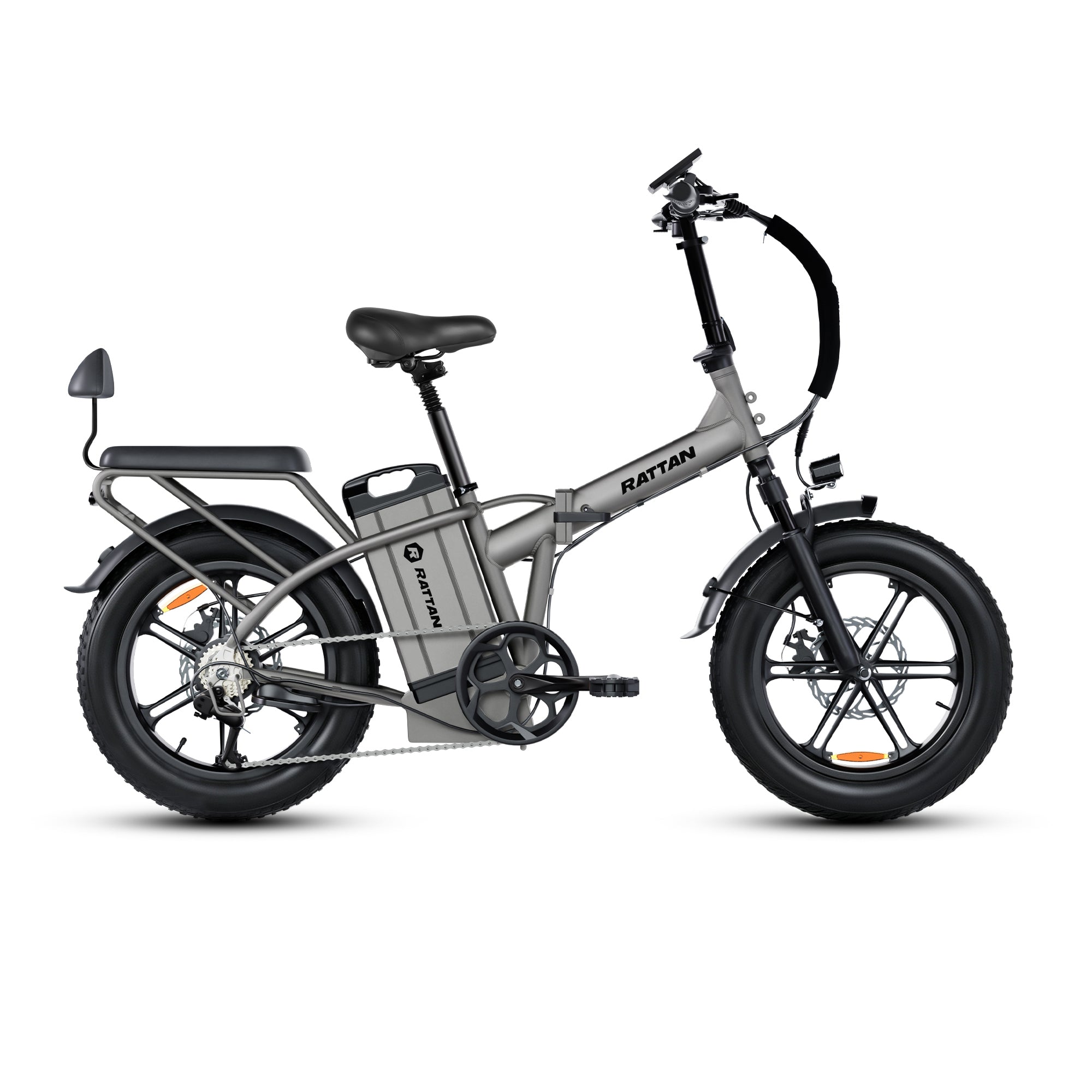 Rattan Foldable Electric Bike Bicycle – Black (1000W Motor With 120Miles Long Range)