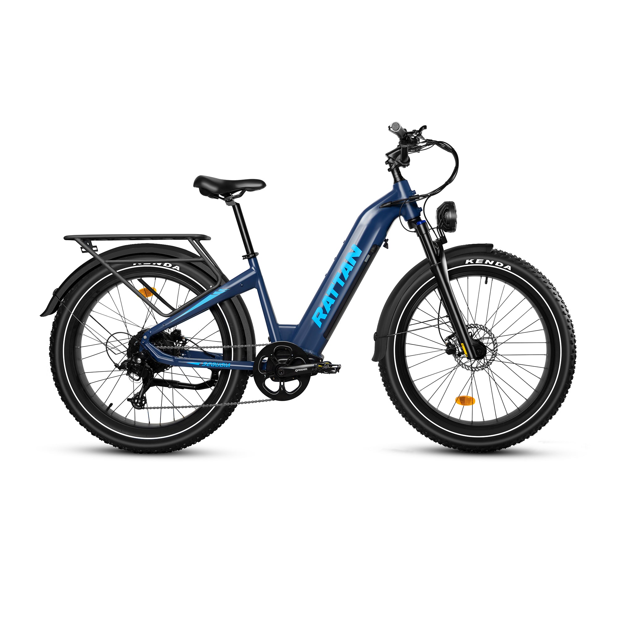 Rattan Step Through Electric Bike | LCD Display with App control