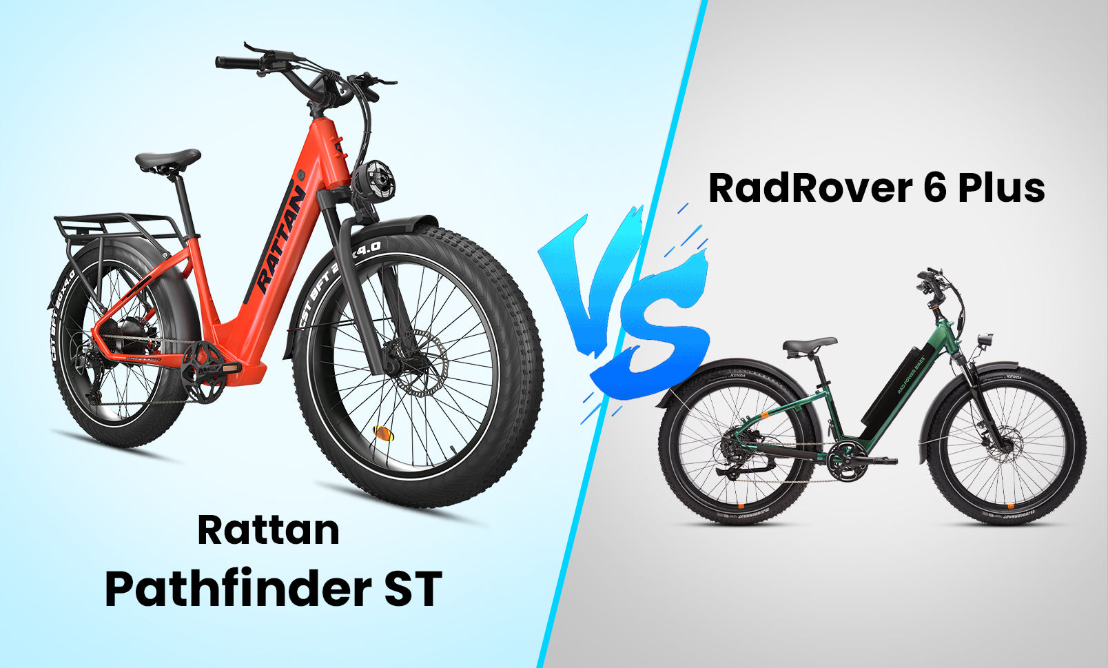 Rattan Pathfinder ST vs RadRover 6 Plus Step-Thru