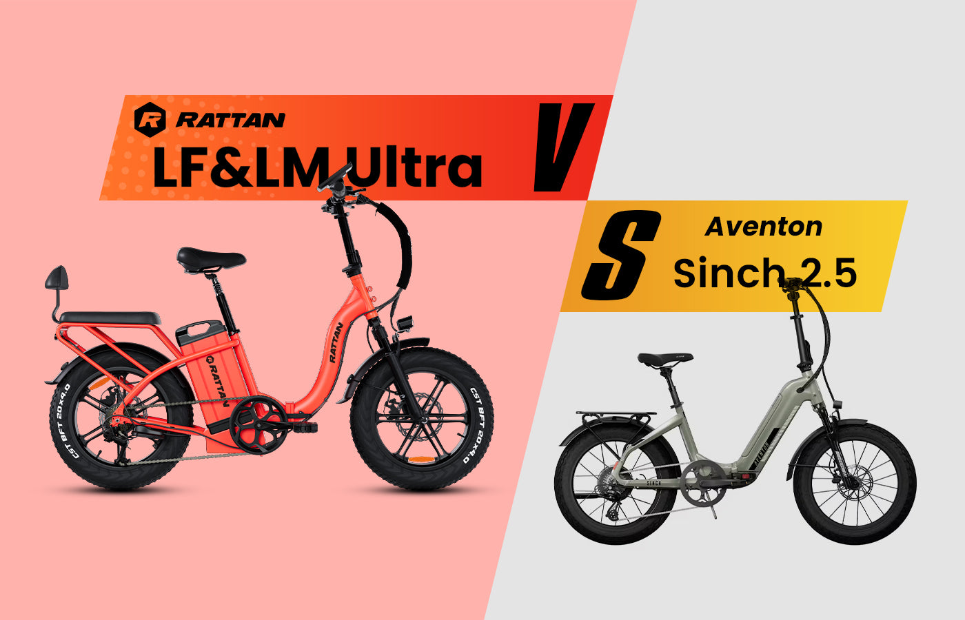 Rattan LM/LF Ultra vs Aventon Sinch 2.5: Which Folding E-Bike Wins in 2025?