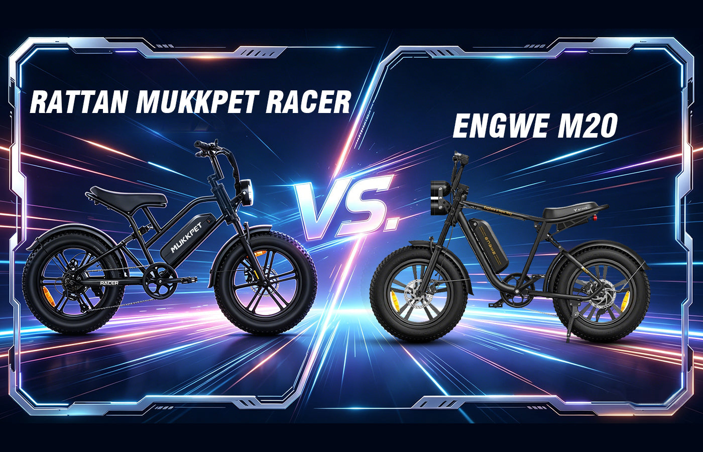 Rattan Mukkpet Racer (Europe) vs ENGWE M20 13Ah Battery: Which Fat Tire E-Bike Is Better in 2026?