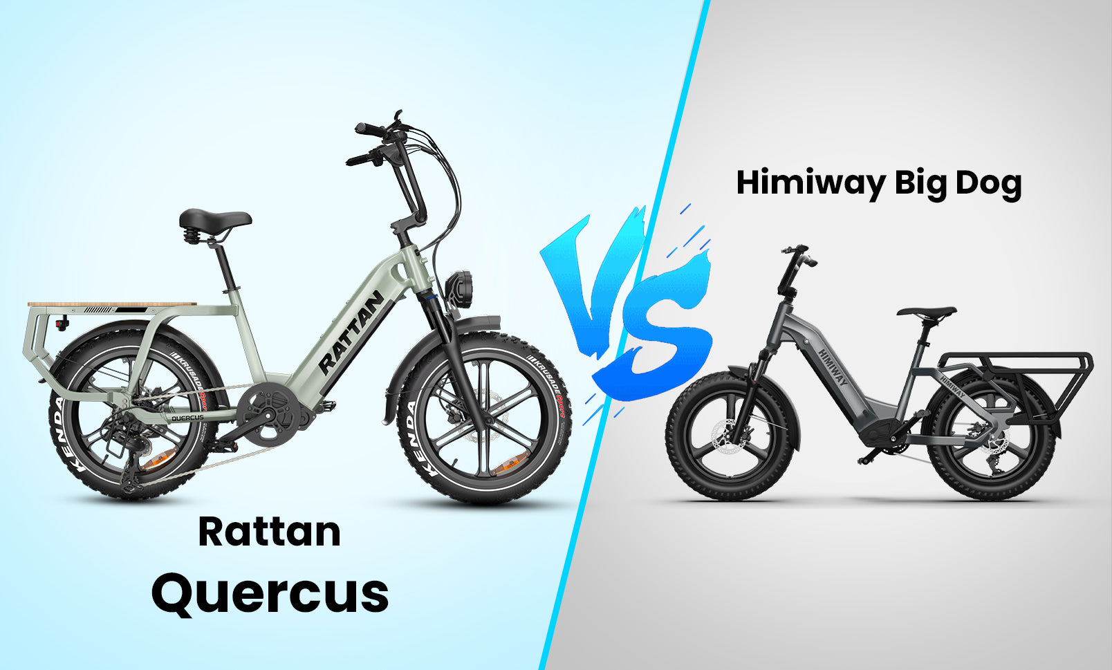 Rattan Quercus vs. Himiway Big Dog: Choosing the Ultimate E-Bike for Power and Comfort